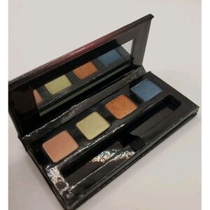 Mary Kay Mini Mineral Eye Color Quad Silky Caramel Lemongrass Amber Blaze Denim